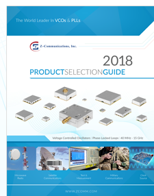 Z-Communications product selection guide